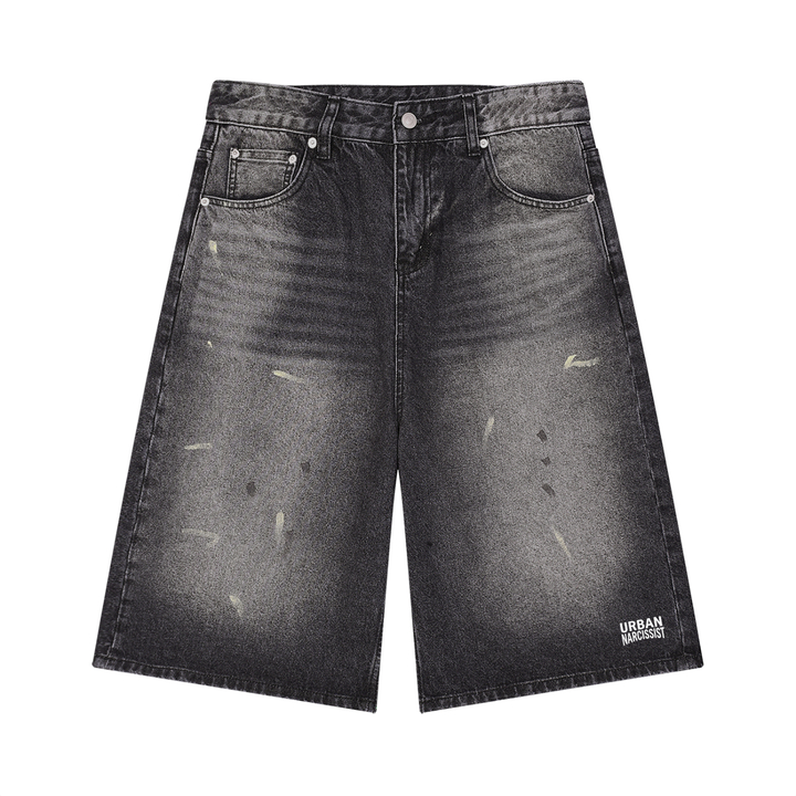 Urban Narcissist " Make them feel it" Black Jorts