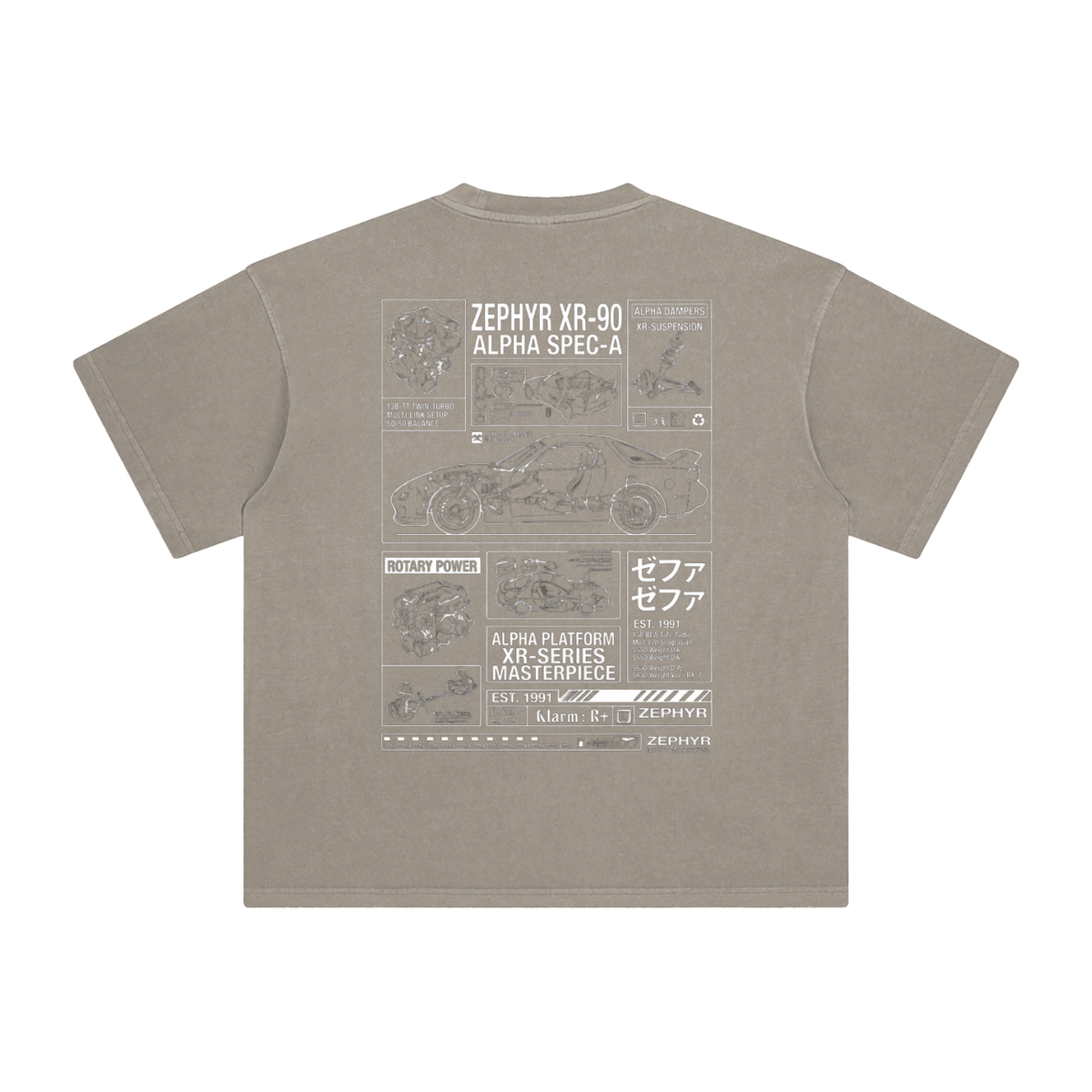 Enzyme Washed T-Shirt