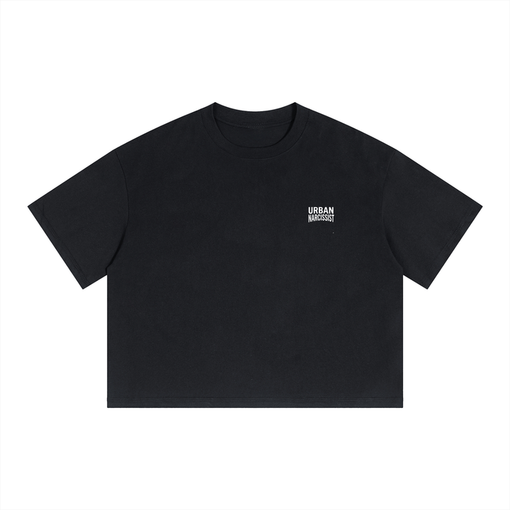 UN Boxy Drop Shoulder Crop T-Shirt